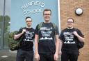 Sunfield special school’s IT staff Paul Cope, John Cooper and Thomas Chell are set to take on Yorkshire’s three peaks on Saturday