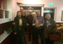 Sue Williams’ first skittles night at The Fountain at Clent raised £575 for Mary Stevens Hospice