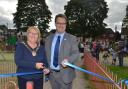Deputy Mayor of Dudley - councillor Hilary Bills, with Dudley South MP Mike Wood.