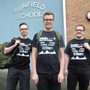 Sunfield special school’s IT staff Paul Cope, John Cooper and Thomas Chell are set to take on Yorkshire’s three peaks on Saturday