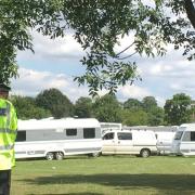 Police move on travellers at Withymoor