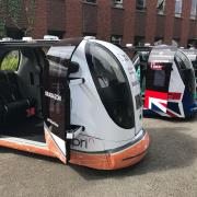 Some of the autonomous vehicles being pioneered by Westfield Technology Group