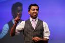 Humza Yousaf during the SNP national conference in 2015 (PA)