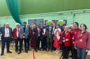VOTES: Labour councillors and supporters after the election count
