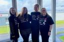 Eight Clyde Travel Management employees raised the money last month for CHSS, a charity that supports people suffering from chest, heart, stroke conditions, and long covid