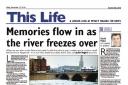 Memories flow in as the river freezes over