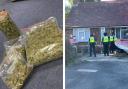 Drugs bust in Kingswinford. Photos: @BrierleyHillWMP