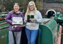 Nicola Beckley, Dudley Council tourism officer, left, with Emily Evans commercial and executive support at Dudley Canal and Caverns