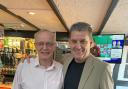 Wayne Etheridge (left) with former Aston Villa boss John Gregory. Picture: Wayne Etheridge