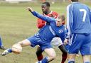 All arms and legs: Action from Causeway's clash with top-of-the-table Atherstone.