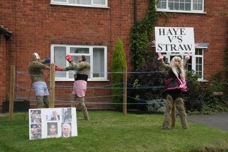 Second Prize -  Hay versus Straw  by Sam and Jake, Woodgate Way, Belbroughton