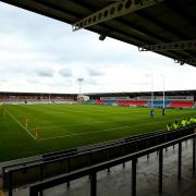 The AJ Bell Stadium was set to host Warriors final Gallagher Premiership game of the season. Pic: JMP