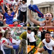 Euro 2020 in pictures: Fans go crazy as England finally beat Germany. (PA)