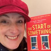 Miranda Dickinson with her new book The Start of Something