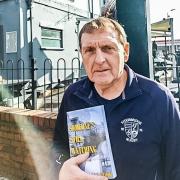 Steve Barnbrook with his latest book. Picture: Steve Barnbrook