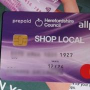 Herefordshire Council Shop Local card
