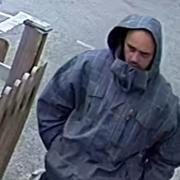 Police want to speak to this man following a burglary in Stourbridge. Photo: West Midlands Police