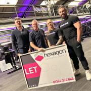 Harvey Pearson from Hexagon Commercial Property, Mark Stewardson from Stewardson Developments and Alexis Coles and Tom Russell from Retroflex