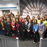 Staff at Maped Helix in Kigswinford which has been hailed a great place to work