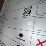 Sample UK electoral ballot.