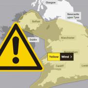 A yellow weather warning has been issued by the Met Office for today (April 15)