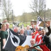 Community activists and cross-party Dudley councillors who are working to create the Black Country Festival 2015.