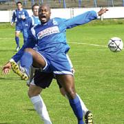 Ouch: Veteran centre back Dennis Pearce is a major doubt for Saturday's crunch FA Cup tie away at Evesham United.