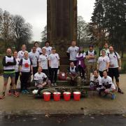 Members and instructors from British Military Fitness Stourbridge took part in a 10km stretcher run and raised £1,036 for the Royal British Legion. Photo: British Military Fitness Stourbridge