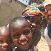 Lee Clarke, founder of Give Penny, was part of this year’s Project Gambia trip. Photo: Project Gambia