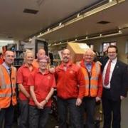 Mike Wood MP meets Royal Mail workers in Kingswinford