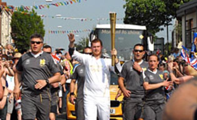 Historic day for Stourbridge's Olympic torchbearers