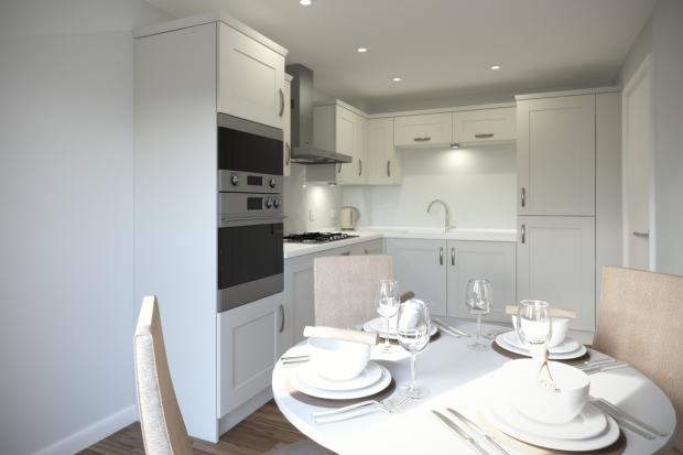 Stourbridge News: The Whitley kitchen. Image - Elan Homes