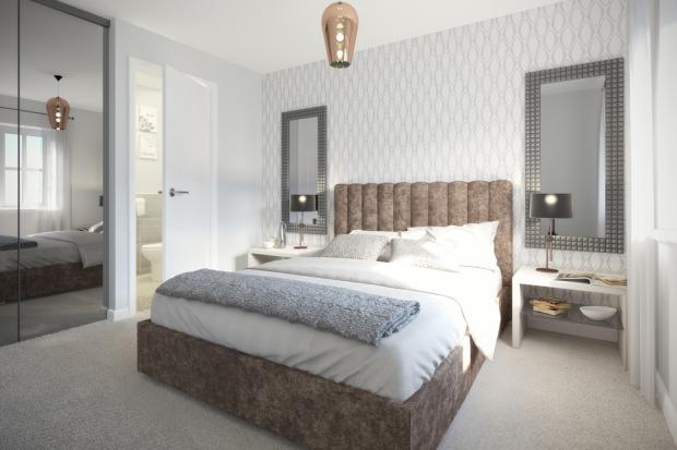 Stourbridge News: The Whitley bedroom. Image - Elan Homes