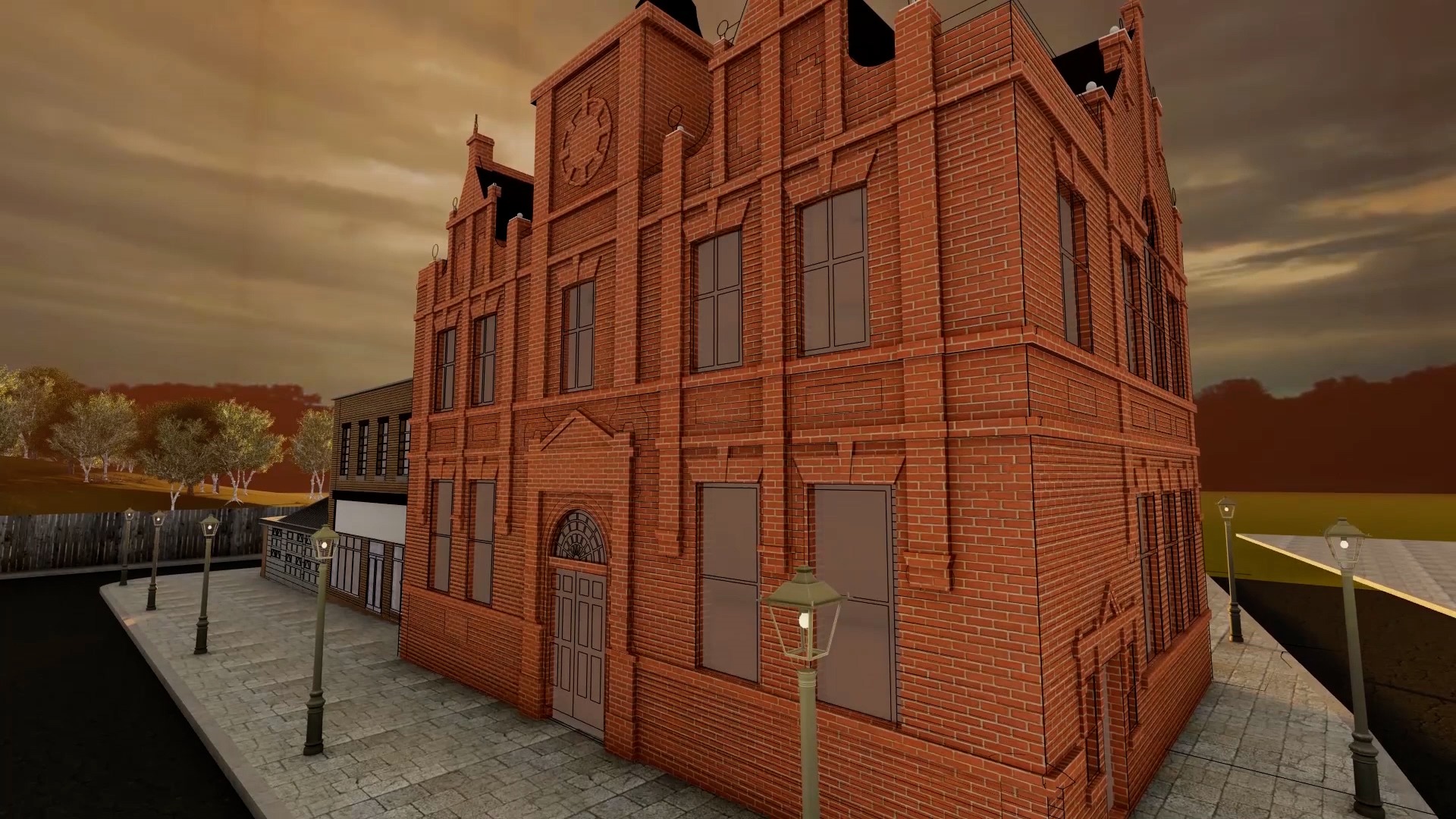 A CGI of Woodside Library