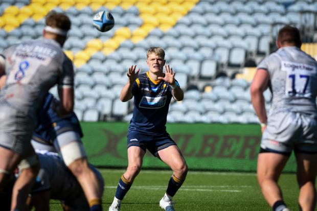 STAR: Warriors' Fin Smith has made a smooth transition from academy rugby to the senior game. Pic: JMP