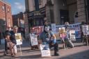 Black Lives Matter campaigners in Stourbridge. Pic courtesy of A Scott Media