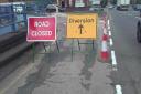 A road closure was put in place off the ring road earlier