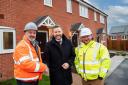 L-r -Steve Thompson, managing director (Owl Partnerships), Mike Nolan, head of development (GSA), Mike Doolan, sales and partnership manager (LoCaL Homes).