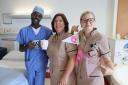 Maternity staff at the Dudley Group NHS Foundation Trust celebrating the NHS Big Tea initiative