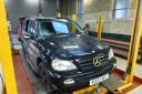 The Mercedes which was sold for £3.5k to an unsuspecting customer
