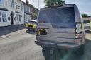 A Land Rover Discovery recovered by police in Dudley