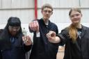 Year 10 students from Kingswinford School take part in Stourbridge College’s ‘aspire to be an engineer’ activity as part of the recent careers day
