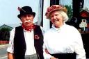 Reg and Ethel Hooper in Black Country costume on their way to a music concert. Photo: Hooper family