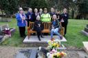 The Friends of Lye and Wollescote Cemetery group have placed poppy crosses on the graves of fallen First and Second World War heroes who are buried in the graveyard