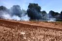 VIDEO: Fields on fire in Pedmore