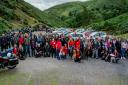 Family, friends and bikers turn out for Elliott's Ride. Pic by Alix Ferguson Photography
