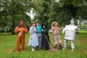 L-r - Alf Rai as the Cowardly Lion, Jess Brooks as Dorothy, Wagner as the Wizard, Marlene Watson as the Wicked Witch, Will Phipps as the Scarecrow and James Totney as the Tin Man.