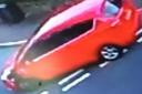Police are searching for the driver of a red Ford Focus C-Max who injured children in a hit and run in Wollescote on Monday. Photo: West Midlands Police