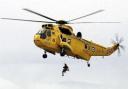 An RAF rescue helicopter like this one was used to rescue a Kingswinford woman and her dog from arctic conditions in Wales (picture from MOD)