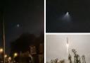 Rocket launch pic - Bill Ingalls/NASA via AP, and Atlas V viewed from Stourbridge in footage captured by Michael Morgan